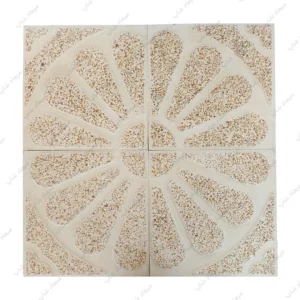 عکس موزاییک خورشیدی پرسی مناسب کفسازی حیاط