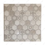 کاشی کف سرویس و حمام مدل پارسی کرم 30×30 2 کاشی کف سرویس و حمام مدل پارسی کرم با طرح لانه زنبوری و نقوش سنتی تولید شرکت طلا سرام کویر