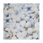 کاشی پرسلان کف گلچین میبد (طرح سهبعدی سنگ، گل و ماهی) 30×30 2 کاشی پرسلان کف گلچین میبد سایز 30-30 طرح سه بعدی برکه سنگ و ماهی کوی مناسب حمام