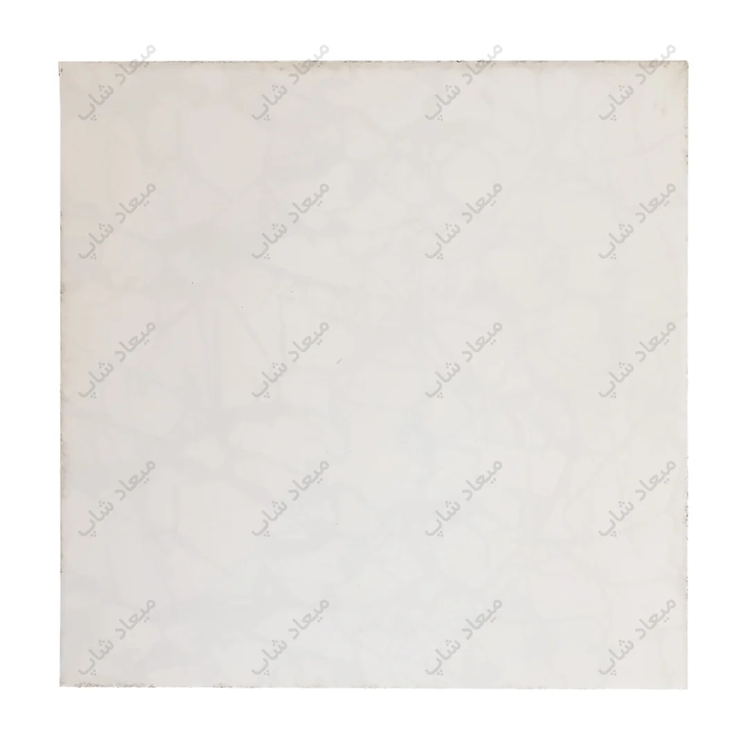 کاشی کف گل یخ (سرامیک روشن با طرح ملایم و مینیمال) 30×30 1 کاشی کف گل یخ رنگ روشن با طرح مینیمال و ملایم تولید شرکت گلچین میبد